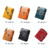 Vintage Button Phone Purses Women Wallets Female Purse Leather Brand Retro Ladies Long Zipper Woman Wallet Card Clutch(Short orange)