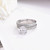Double Row For Women Fashion Cubic Zirconia Wedding Engagement ring, Ring Size:10(White Gold Deputy Ring) Double Row For Women Fashion Cubic Zirconia Wedding Engagement ring, Ring Size:10(White Gold Deputy Ring)