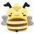 Kids 3D Animal Velvet Backpacks Children Cartoon Kindergarten Toys Gifts School Bags(Bee)