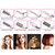 8 in 1 Professional Hair Dryer Hair Curler for Hotel Travel With Comb Powerful Hairdryer(Rose red)