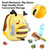 Kids 3D Animal Velvet Backpacks Children Cartoon Kindergarten Toys Gifts School Bags(Lion)