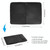 Waterproof Pet Cat Litter Mat EVA Double Layer Cat Litter Trapping Pets Mat Pad Bottom Non-slip Pet Litter Cat Mat, Size:L (Black)