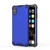 For iPhone XS Max Shockproof Honeycomb PC + TPU Protective Case (Blue)