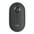 Logitech Pebble Cobblestone Shape Thin 3-keys 1000DPI Mute Wireless Bluetooth Optical Mouse, Wireless Range: 10m (Black)