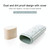Portable Flower Carved Toothbrush Holder Outdoor Toothrush Cap Case Toothpaste Storage Box Wash Cup(Beige)