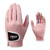 PGM One Pair Golf Microfiber Cloth Soft Comfortable Gloves for Children (Color:Pink Size:14)