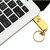 MicroDrive 32GB USB 2.0 Creative Personality Metal U Disk with Keychain (Gold)