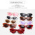 Sexy Ladies Cat Eye Sunglasses Women Vintage Sun Glasses(Purple)