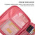 2 PCS Waterproof Make Up Bag Travel Organizer for Toiletries Kit(Orange)