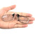 Ultra Thin High-definition Nose Resting Card Style Portable Presbyopic Hypermetropic Reading Glasses, +1.50D (Black)