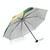 Creative Fresh Style Three Fold Antique Girl Pattern Silver Tape Anti Ultraviolet Sunshade Umbrella