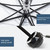 Creative Fresh Style Three Fold Antique Girl Pattern Silver Tape Anti Ultraviolet Sunshade Umbrella