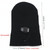 Unisex Warm Winter Polyacrylonitrile Knit Hat Adult Head Cap with 5 LED Light (Black)