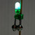10 PCS Fishing Accessory Twin Bells Clip Fishing Bite Alarm with LED Night Light