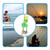 10 PCS Fishing Accessory Twin Bells Clip Fishing Bite Alarm with LED Night Light