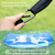 Portable Outdoor Camping Full-automatic Nylon Parachute Hammock with Mosquito Nets, Size : 250 x 120cm (Dark Blue + Baby Blue)