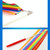 5 PCS 4m Colorful Children Toy Dancing Practices Dance Ribbons with Sticks, Random Pattern Delivery