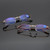 Rimless Anti Blue-ray Blue Film Lenses Presbyopic Glasses, +1.50D(Brown)