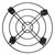 Iron Plant Flower Pot Stand Universal Wheel Moving Round Flower Pot Rack, Diameter: 30cm(White)