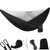 Portable Outdoor Parachute Hammock with Mosquito Nets (Black)