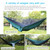 Portable Outdoor Parachute Hammock with Mosquito Nets (Black)