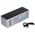 LN-24 DC 5V 1A Portable Wireless Speaker with Hands-free Calling, Support USB & TF Card & 3.5mm Aux (Silver)