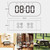 AEC BT501 Bluetooth 5.0 Mini Speaker with LED & Alarm Clock & Clock & Mirror, Support 32G TF Card(Red)