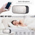 AEC BT501 Bluetooth 5.0 Mini Speaker with LED & Alarm Clock & Clock & Mirror, Support 32G TF Card(Red)