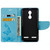 For Lenovo  K6 5.0 inch Butterflies Embossing Horizontal Flip Leather Case with Holder & Card Slots & Wallet & Lanyard(Blue) For Lenovo  K6 5.0 inch Butterflies Embossing Horizontal Flip Leather Case with Holder & Card Slots & Wallet & Lanyard(Blue)