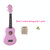 HM100 21 inch Basswood Ukulele Children Musical Enlightenment Instrument(Pink) HM100 21 inch Basswood Ukulele Children Musical Enlightenment Instrument(Pink)