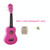 HM100 21 inch Basswood Ukulele Children Musical Enlightenment Instrument(Magenta) HM100 21 inch Basswood Ukulele Children Musical Enlightenment Instrument(Magenta)