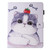 For iPad mini 4 / 3 / 2 / 1 Painting Tomato and Cat Pattern Horizontal Flip Leather Case with Holder & Wallet & Card Slots & Pen Slot