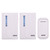 VOYE V015F2 Wireless Smart Music Home Doorbell with Dual Receiver, Remote Control Distance: 120m (Open Air)