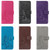 Lucky Clover Pressed Flowers Pattern Leather Case for OnePlus 6T, with Holder & Card Slots & Wallet & Hand Strap (Purple)