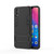 Shockproof PC + TPU  Case for Vivo X23, with Holder(Black)