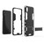 Shockproof PC + TPU  Case for Vivo X23, with Holder(Black)