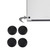 4 PCS for Macbook Air 11.6 inch & 13.3 inch (2010-2015) Bottom Case Rubber Mats(Black)