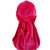 Velvet Turban Cap Long-tailed Pirate Hat Chemotherapy Cap (Rose Red)