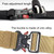 ENNIU 5cm Wide High-quality Powerful Nylon Belt Adjustable Multifunction Training Belts for Men(Army Green)