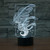 Hippocampus Style 3D Touch Switch Control LED Light , 7 Colour Discoloration Creative Visual Stereo Lamp Desk Lamp Night Light