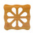 5 PCS Cute Cartoon Kitchen Table Protect Wood Cup Pad Heat Insulation Coaster Mat, Random Style Delivery