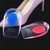 1 Pair Women Silicone Gel Comfort Heel Cups Pads Half Pads, Size: L(Pink) 1 Pair Women Silicone Gel Comfort Heel Cups Pads Half Pads, Size: L(Pink)