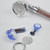 3 Settings Adjustable PC Negative Ions Shower Head, Size: Large, Interface:  2cm(Blue)