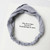 5 PCS Women Temperament Knitting Cross Shape Hair Band(Grey)