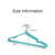 10 PCS Household Stainless Steel PVC Coating Anti-skid Traceless Clothes Drying Rack (Mint Green)