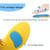 1 Pair Stretch Breathable Absorbent Deodorant  Sports Tourism And Leisure Comfort Cushioning Insole, Size: S(34-36Yards)