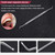 6 in 1 Dental Tool Set (Stainless Steel Probe + Hoe-shaped Dentist + Sickle Dentist + Tooth Stain Rejection Device + Dental Tweezers + Mouth Mirror)