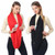 Women Solid Winter Infinity Scarf Pocket Loop Zipper Pocket Scarves (Baby Blue)