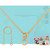 Pet Collars Pet Neck Strap Dog Neckband Snake Chain Dog Chain  Solid  Metal Chain Dog CollarLength:60cm (Gold)
