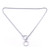 Pet Collars Pet Neck Strap Dog Neckband Snake Chain Dog Chain  Solid  Metal Chain Dog CollarLength:50cm(Silver)